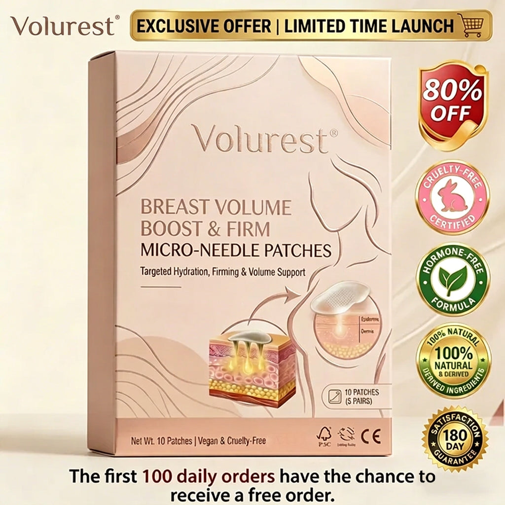 💥Volurest® 👩⚕️ Targeted Breast Enhancement Advanced Nano Microneedle Patch💃